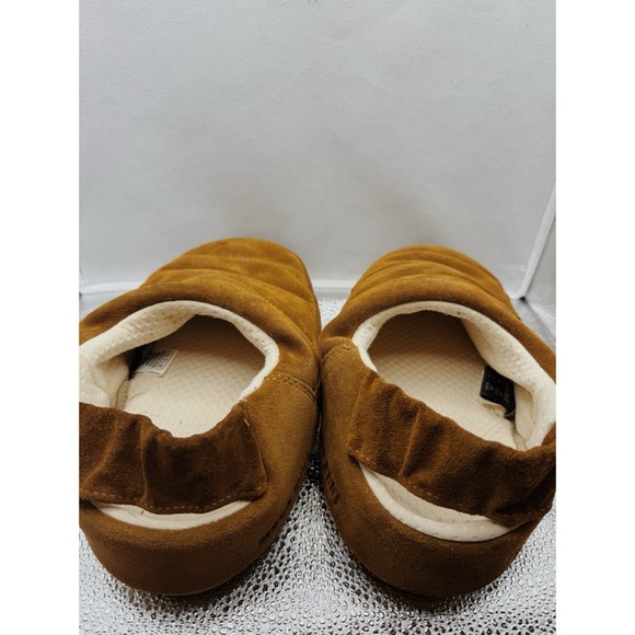 Moon Boots Evolution Suede Slippers in Cognac Brown - Picture 4 of 8